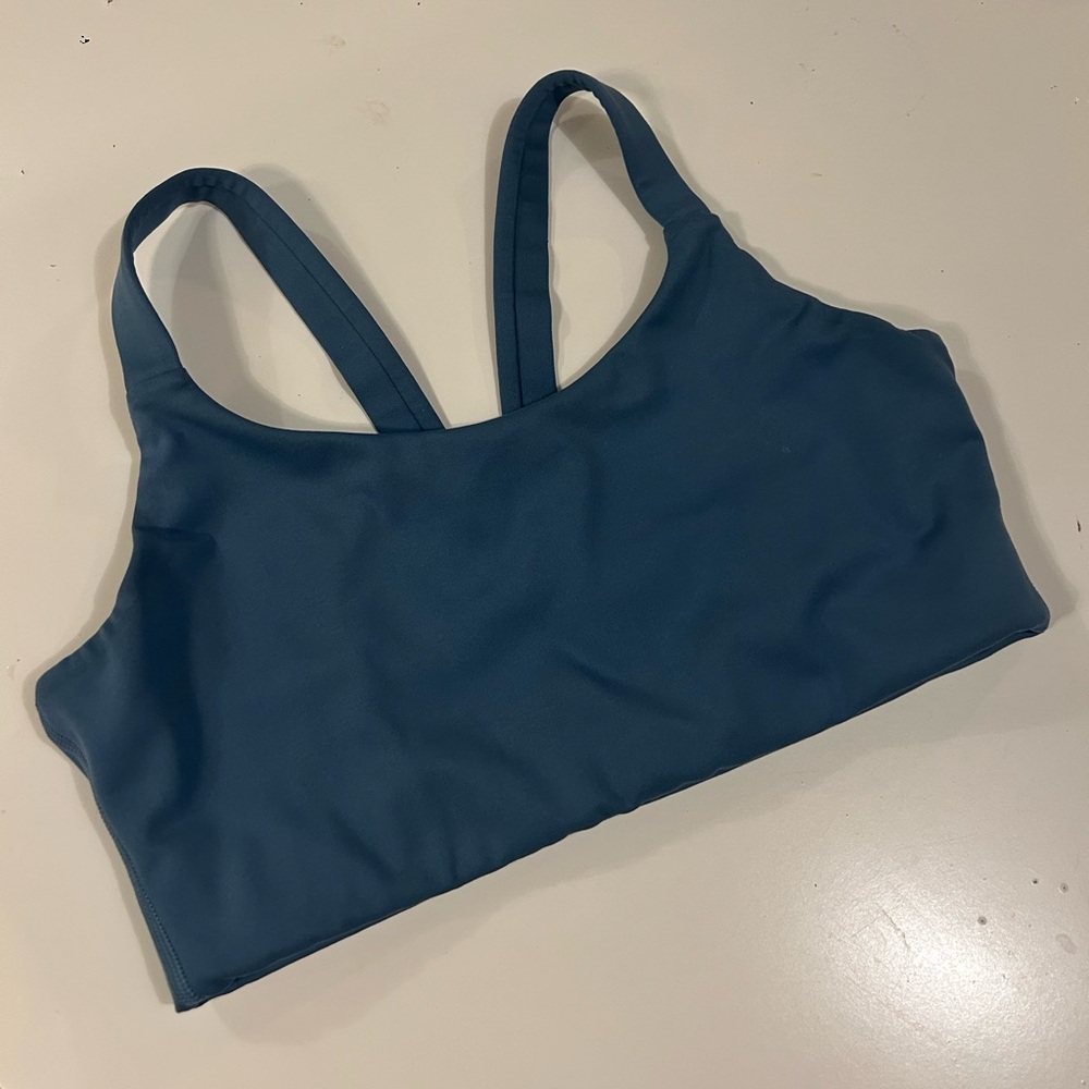 Girlfriend Collective Small Blue Matching Workout Set